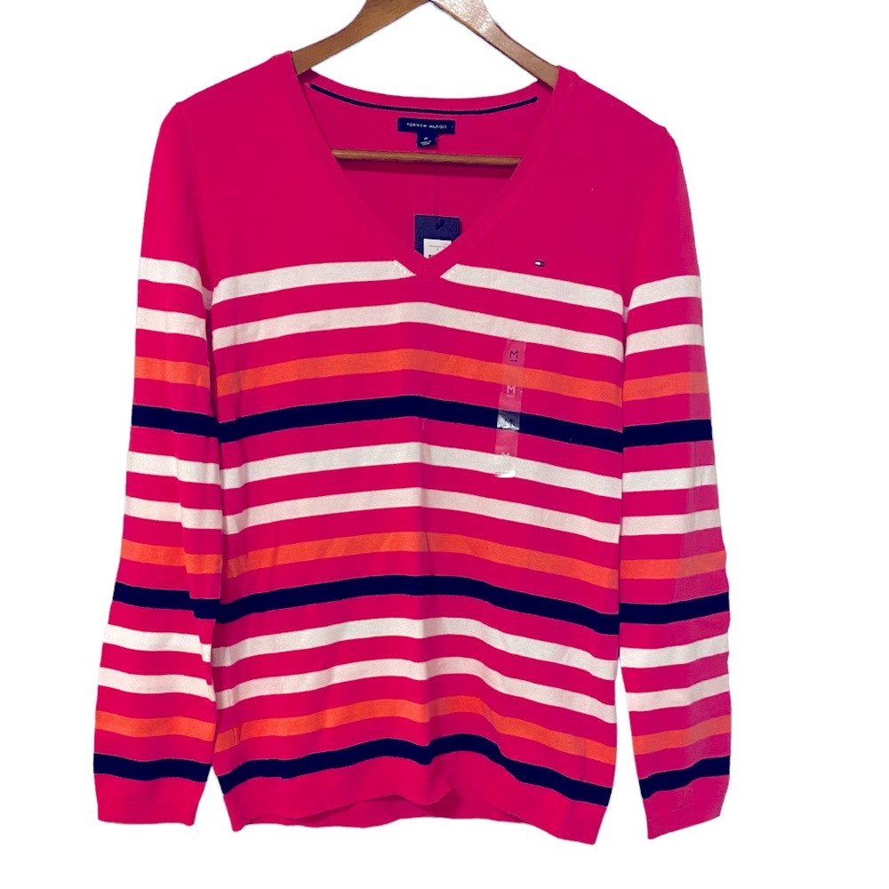 Tommy Hilfiger v neck cotton sweater